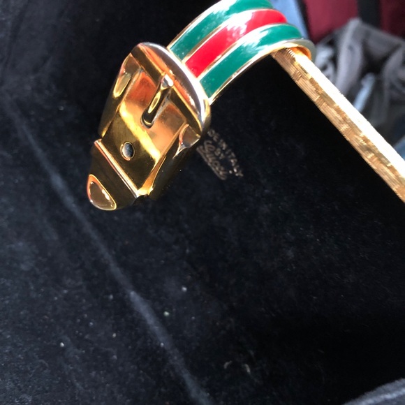 VINTAGE GUCCI MINAUDIERE GOLD METAL CLUTCH - Picture 5 of 6